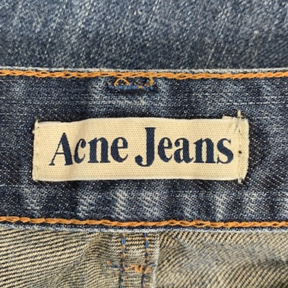 Acne Jeans Medium Wash Mic Rigid Style - Picture 7 of 8